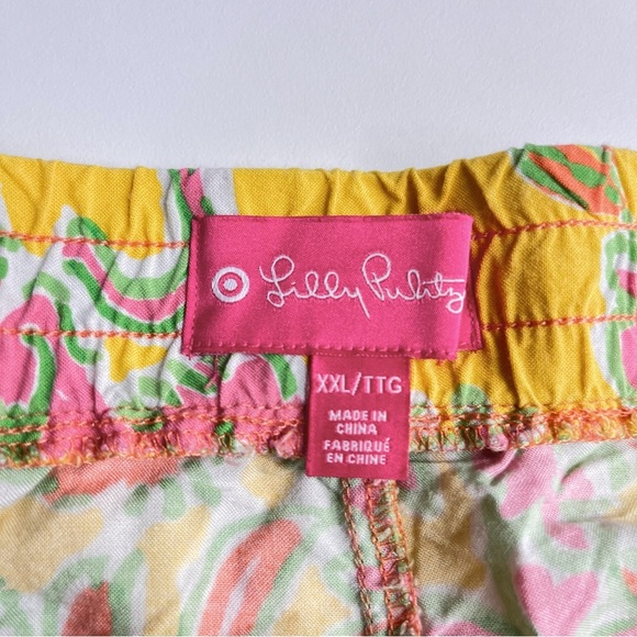 Imperfect Lilly Pulitzer x Target shorts XXL 2015 drawstring elastic waistband - Picture 12 of 15